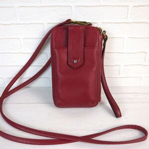 Red Crossbody Wallet RFID Blocking Sonoma Jacqui Faux Leather